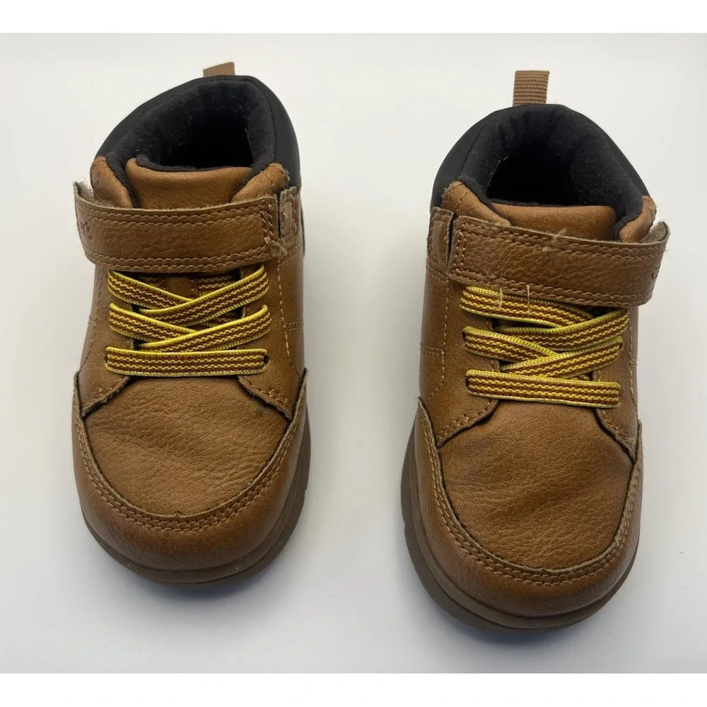 Carters Toddler‎ Boots Brown Size 5M Excellent Condition